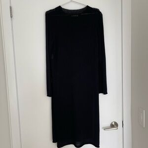 Semi Sheer Black Dress to Impress